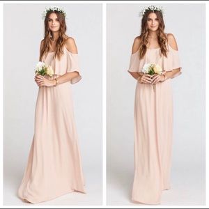 NWOT Show Me Your Mumu Caitlin Ruffle Maxi Dress